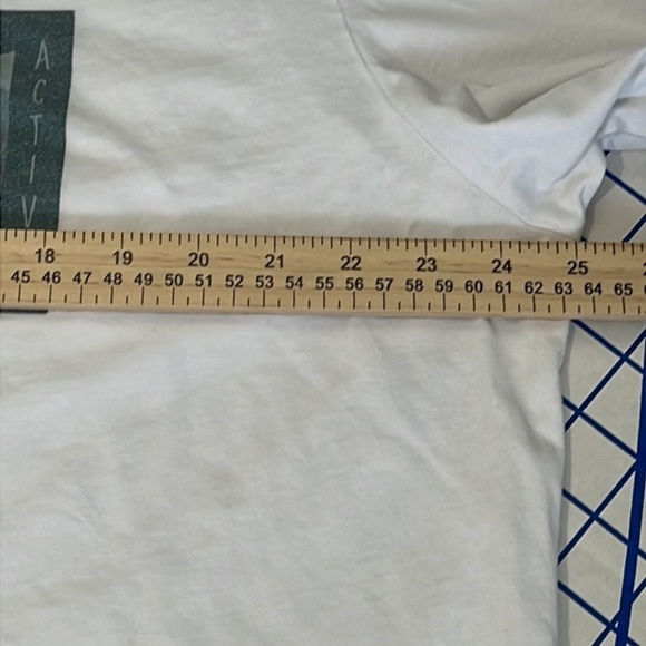 ZYIA ACTIVE HIKING TEE SZ XXXL COTTON GRAPHIC WHITE - Picture 5 of 7